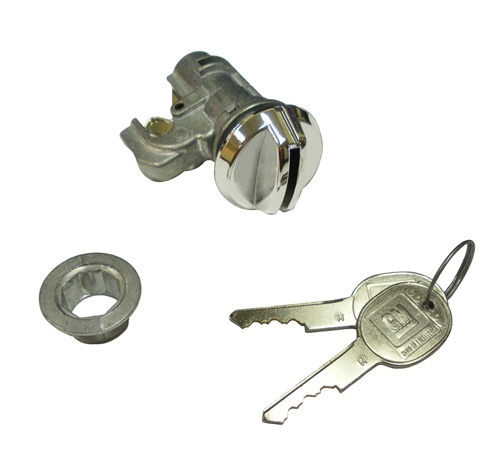1970 - 1981 Camaro Glove Box Lock, GM Round Headed Keys
