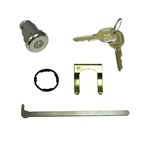 1967 Camaro Trunk Lock Set with GM Later Style Round Headed Keys