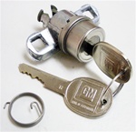 1970 - 1973 Camaro Trunk Lock, GM Round Headed Keys