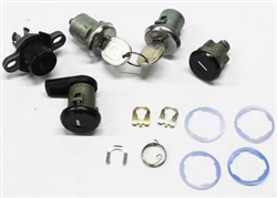 1982 - 1985 Camaro Locks Kit for Doors, Trunk, Rear Stowage and Floor Compartment