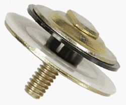 1968 - 1969 Camaro Long Sash Window Channel Door Glass Mounting Stud, Each