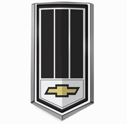1979 Camaro Fuel Door Emblem for Z28, Bow Tie Shield