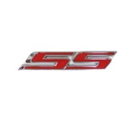 2010-2023 Red Super Sport " SS " Grille Emblem