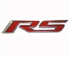 Rally Sport "RS" Emblem, Peel and Stick