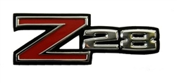 1970 - 1974 Camaro Z28 Fender Emblem with Peel and Stick Adhesive Backing