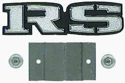 1969 Camaro Rally Sport RS Grille Emblem, Silver and Black