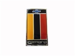 1975 - 1977 Camaro Header Panel Emblem with Bow Tie, Orange Black Red