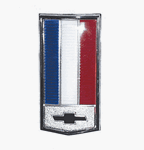 1986 - 1987 Camaro Header Panel Emblem, Bow Tie Logo Shield