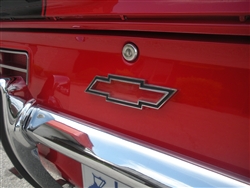 1969 Camaro Custom Rear Panel Bowtie Emblem, CLEAR to Reveal Body Paint Color