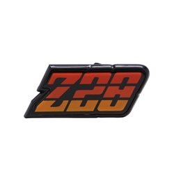 1980 - 1981 Camaro ORANGE Z28 Gas Fuel Door Emblem