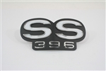 1969 Grille Emblem, Super Sport SS 396, Standard Grille