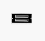 Custom Emblem, Individual Number # 8, Black and Chrome