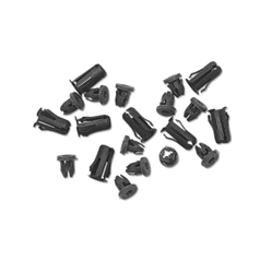 1968 Emblem Barrel Nut Fasteners Set, Push-On Style, Standard and RS