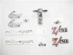 1968 Camaro Emblems Set for Z/28 with Rally Sport, Complete | Camaro Central