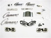 1968 Camaro Emblems Set for Super Sport 350 with Standard Grille, Complete | Camaro Central