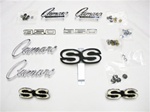 1968 Camaro Emblems Set for Super Sport 350 with Rally Sport Grille, Complete | Camaro Central