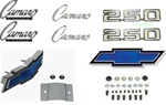 1969 Camaro Emblems Set for Standard 250, Complete | Camaro Central