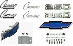 1969 Camaro Emblems Set for Standard 250, Complete | Camaro Central