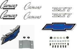 1969 Camaro Emblems Set for Standard 307, Complete | Camaro Central