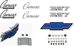 1969 Camaro Emblems Set for Standard 327, Complete | Camaro Central