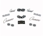 1969 Camaro SS Emblems Set for 396 Engines with Standard Grille