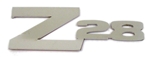 1970 - 1981 Camaro Custom Polished Stainless Steel Rear Panel Emblem Z28 with Adhesive Backing
