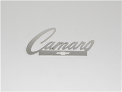 Custom Camaro Script Header Panel and Trunk Lid Emblem with Bowtie Logo, Each