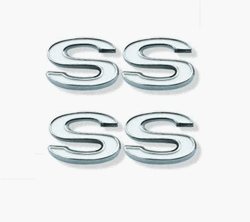 1967 Camaro Fender Emblems, Super Sport SS, Set