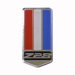 1993 - 2002 Camaro Header Panel Nose Emblem, Red, White, and Blue with Z28