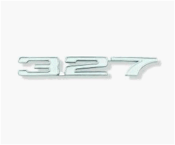 1968 Camaro Fender Emblem, 327 Engine Size Left Hand, 3927483