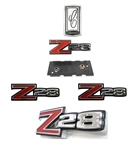 1970 Camaro Complete Z28 Emblem Set for Z28, 5 Pieces