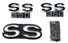 1970 Camaro SS Emblems Set for 350 Engine with Standard Grille