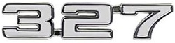 1969 Camaro 327 Fender Emblem, Original Style Each