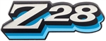 1978 Fuel Door Emblem, "Z28" Logo, BLUE