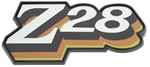 1978 Fuel Door Emblem, "Z28" Logo, GREEN
