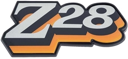 1978 Fuel Door Emblem, "Z28" Logo, YELLOW