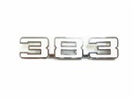 1969 Camaro Custom 383 Fender Emblem In Your Choice of Color, Each