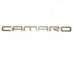1993 - 2002 Rear Panel Emblem, "CAMARO" in BLACK Acrylic, Peel and Stick, USA Made