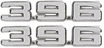 1969 Camaro 396 Fender Premium Quality OE Style Emblems, Pair