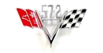 572 Custom "V" Flag Engine Size Emblem