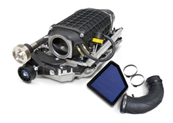 2010 - 2015 Supercharger Package, V8, Stage 1, Black Finish, TVS 2300, 575HP, Cold-Air, Programmer