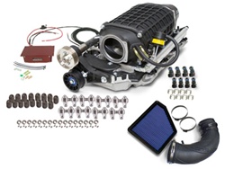 2010 - 2015 Camaro Supercharger Package, V8, Stage 2, Black Finish, TVS 2300, 630HP, Cold-Air