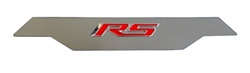 2010 - 2015 Engine Cover Panel Nameplate, Rally Sport V6 "RS" Emblem, Polished Stainless