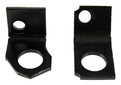 1967 - 1973 Chevy Camaro Small Block Engine Lift Hook Brackets Set, Version 2