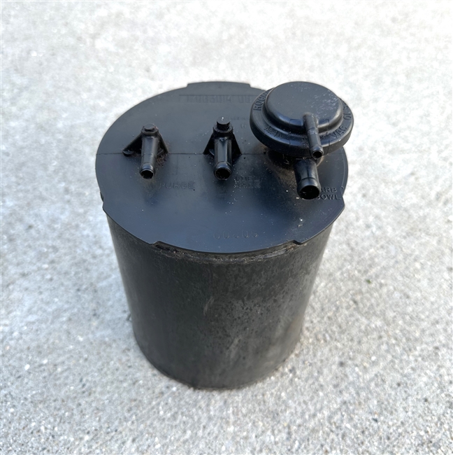 1978 - 1980 Original GM Used Camaro Exhaust Vapor Vent Return EEC Charcoal Canister Can, 4 Ports