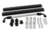 NEW TSP GM LS3 and L92 Black Anodized Fuel Rail with Middle Crossover Pipe