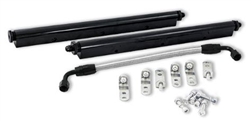 NEW TSP GM LS3 and L92 Black Anodized Fuel Rail with Middle Crossover Pipe