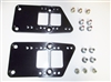 LS Engine Conversion Mount Adapter Brackets with Hardware, Billet Aluminum Black Anodized