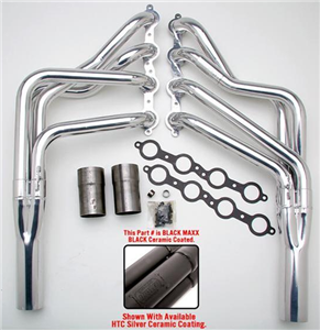 1982 - 1992 Camaro Hedman LS Swap 1 3/4" x 1 7/8", Long Tube Headers, BLACK-MAXX