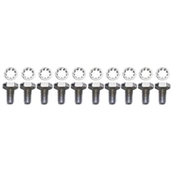 1967 - 1981 Camaro Timing Chain Cover Bolts Set, Chrome 10 Pieces